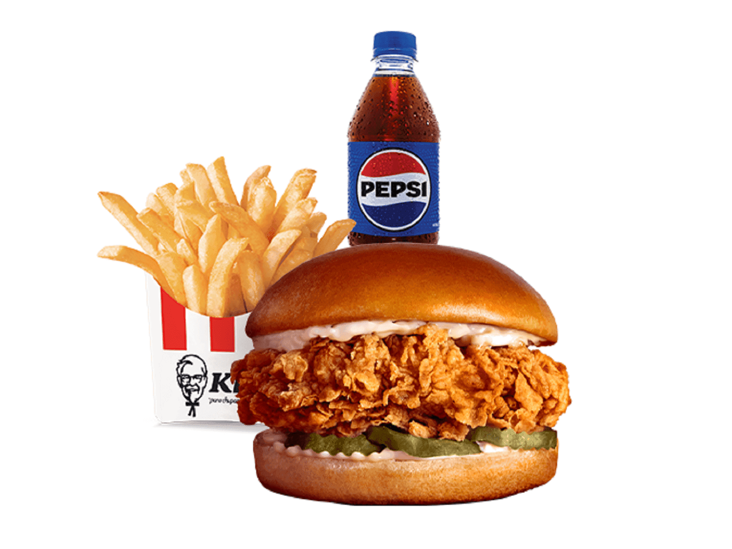 Combo Kentucky Chicken Sandwich